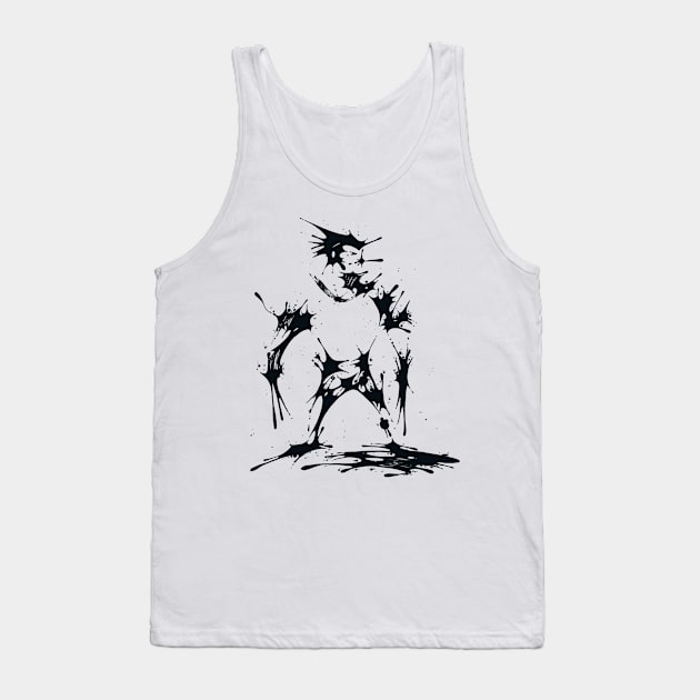 Splaaash Series - Claws Ink Tank Top by Dagui